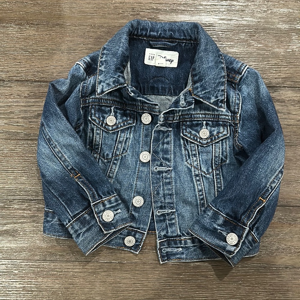 Great Condition Gap x Disney Mickey Mouse Jean jacket sz 18-24 months